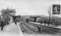 la gare en 1900