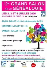 salon g&eacute;n&eacute;alogie 2026